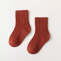 Classsic sunken stripe short socks