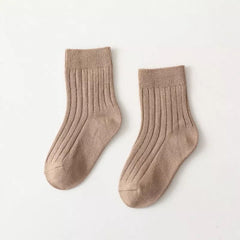 Classsic sunken stripe short socks