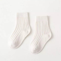 Classsic sunken stripe short socks
