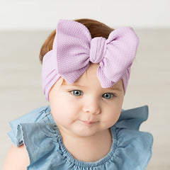 Textured bow - Baby purple