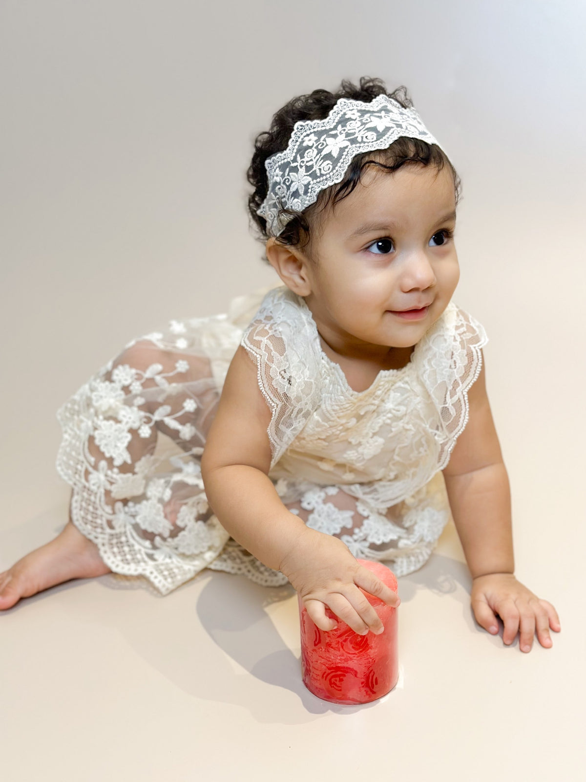Maria Lace Romper