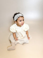 Vintage Zinnie lace headband